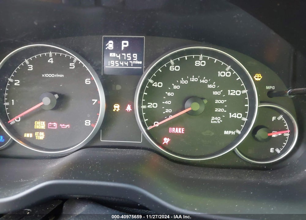 2013 SUBARU OUTBACK 2.5I PREMIUM VIN: 4S4BRCCC0D3299737