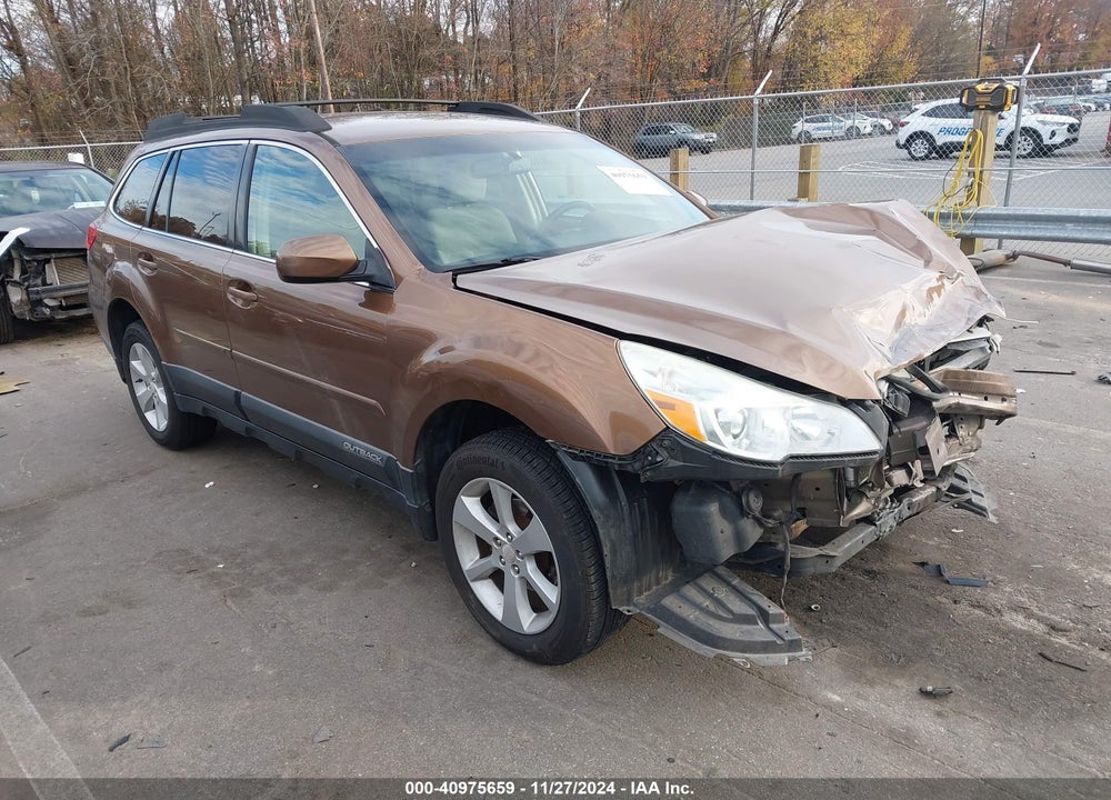 2013 SUBARU OUTBACK 2.5I PREMIUM VIN: 4S4BRCCC0D3299737