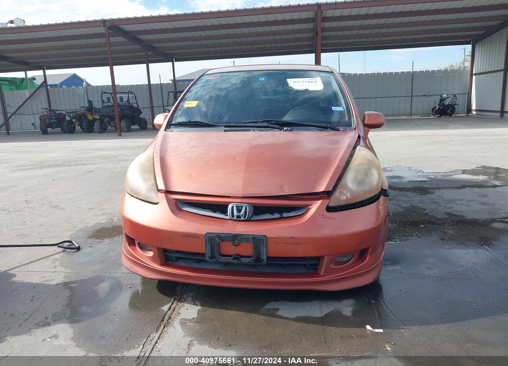 2008 HONDA FIT SPORT VIN: JHMGD38638S053514