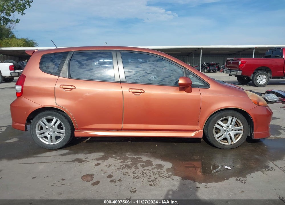 2008 HONDA FIT SPORT VIN: JHMGD38638S053514