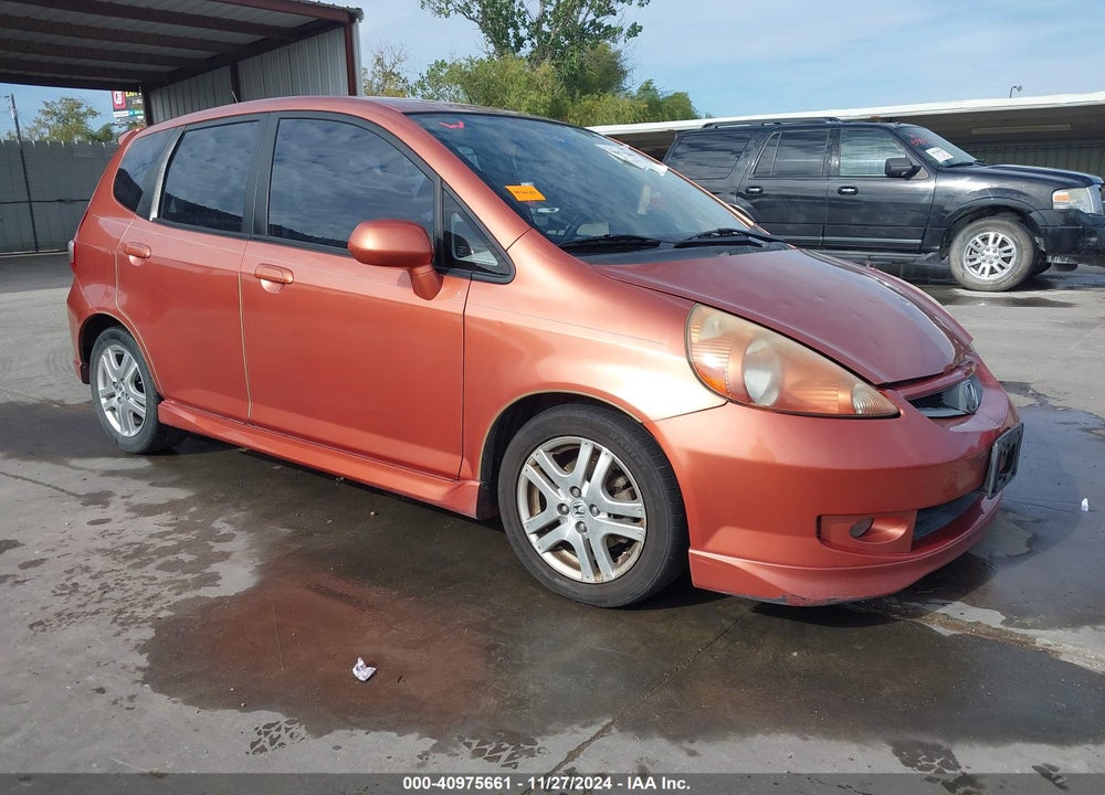 2008 HONDA FIT SPORT VIN: JHMGD38638S053514