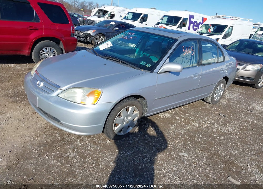 2002 HONDA CIVIC EX VIN: 1HGES267X2L022199