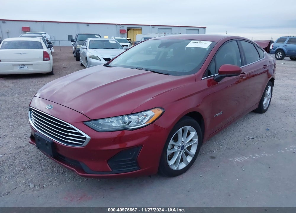 2019 FORD FUSION HYBRID VIN: 3FA6P0LU9KR210870