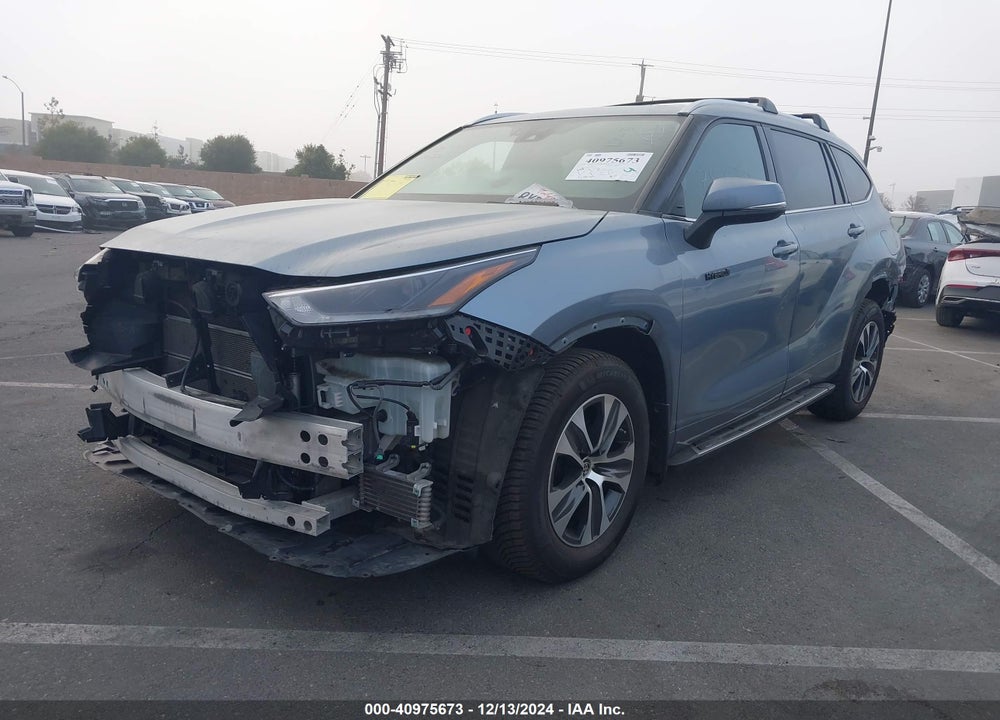 2021 TOYOTA HIGHLANDER HYBRID XLE VIN: 5TDHARAH7MS011850
