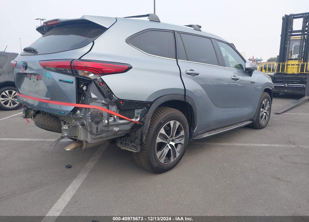 2021 TOYOTA HIGHLANDER HYBRID XLE VIN: 5TDHARAH7MS011850