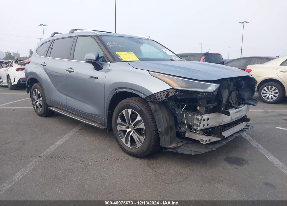2021 TOYOTA HIGHLANDER HYBRID XLE VIN: 5TDHARAH7MS011850