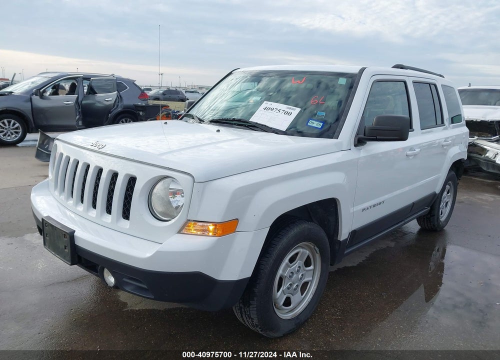 2017 JEEP PATRIOT SPORT FWD VIN: 1C4NJPBB0HD121206