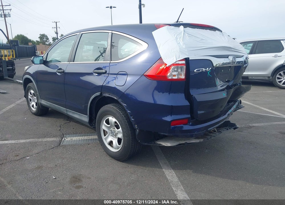 2015 HONDA CR-V LX VIN: 5J6RM4H31FL052952