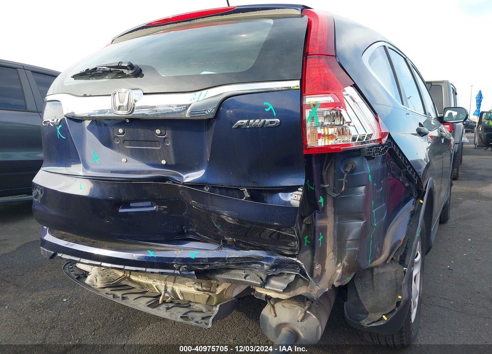 2015 HONDA CR-V LX VIN: 5J6RM4H31FL052952