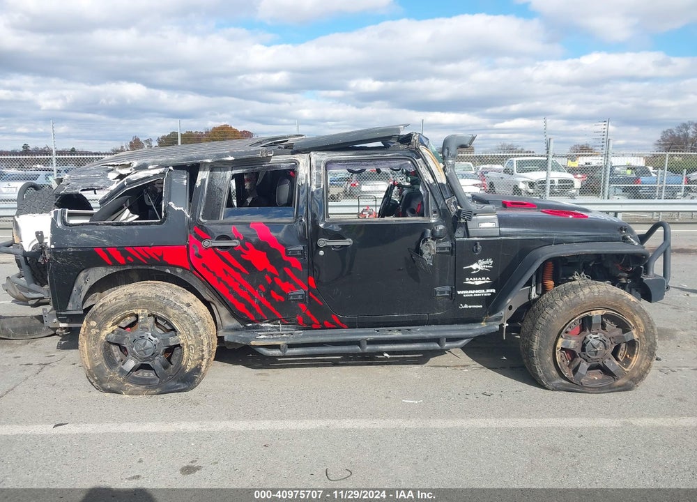 2012 JEEP WRANGLER UNLIMITED SAHARA VIN: 1C4BJWEG1CL117541
