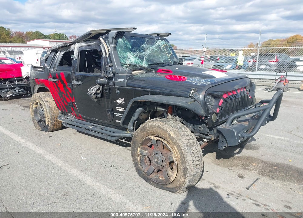 2012 JEEP WRANGLER UNLIMITED SAHARA VIN: 1C4BJWEG1CL117541