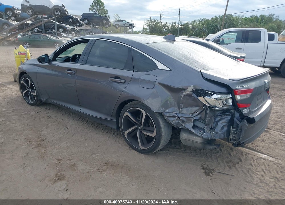 2018 HONDA ACCORD SPORT VIN: 1HGCV1F31JA250740
