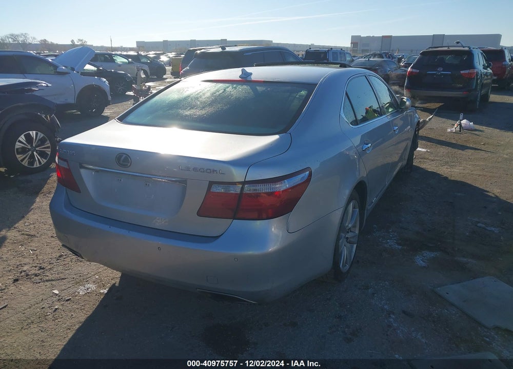 2008 LEXUS LS VIN: JTHDU46F085004572