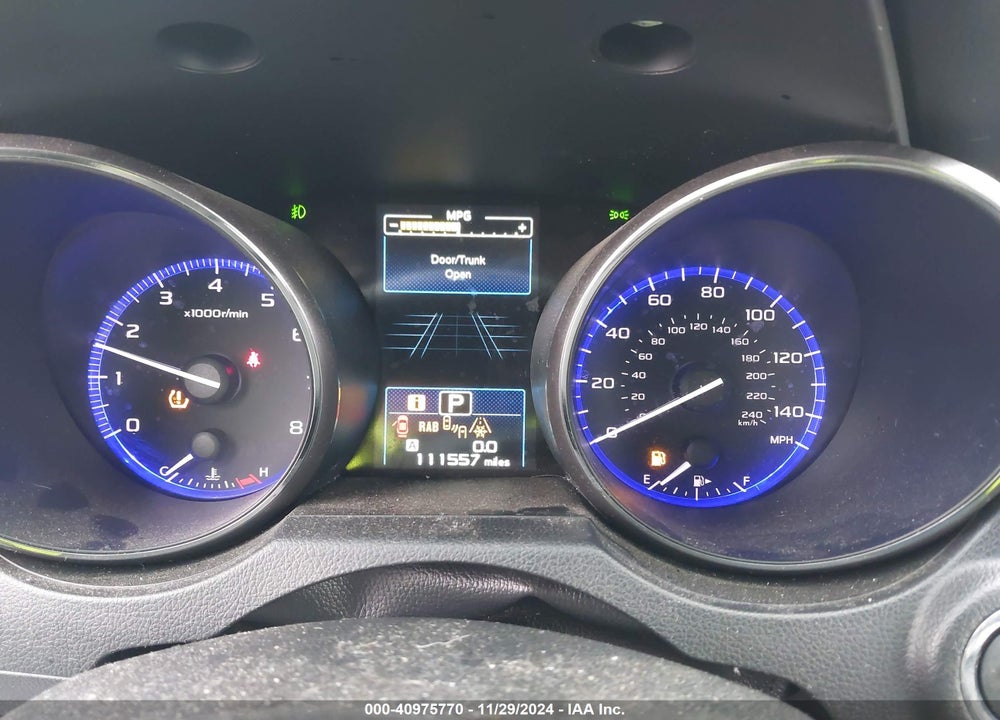 2019 SUBARU LEGACY 2.5I LIMITED VIN: 4S3BNAN66K3037245