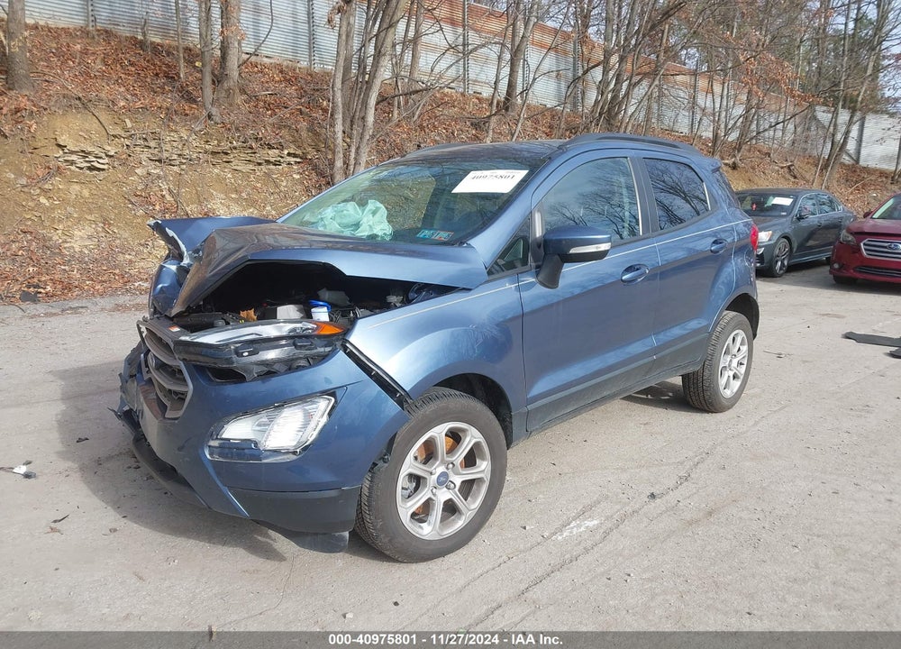 2022 FORD ECOSPORT SE VIN: MAJ6S3GL8NC462470