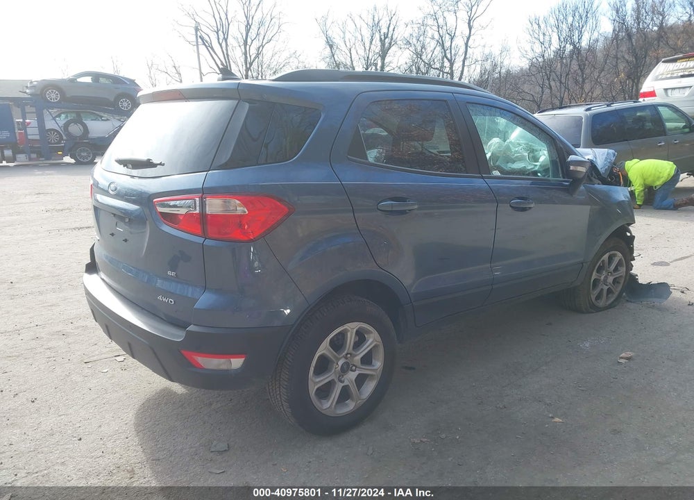2022 FORD ECOSPORT SE VIN: MAJ6S3GL8NC462470