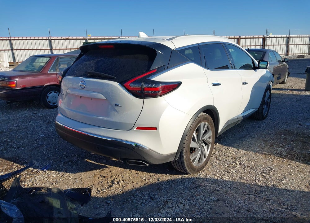 2019 NISSAN MURANO SL VIN: 5N1AZ2MJ4KN155449