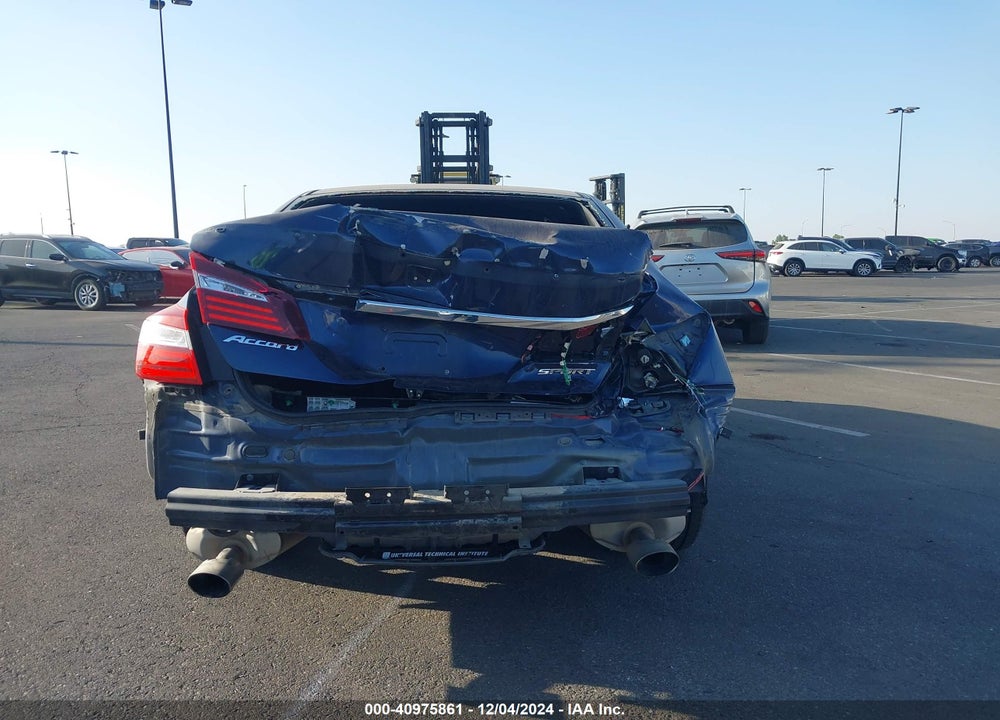 2016 HONDA ACCORD SPORT VIN: 1HGCR2F59GA037202