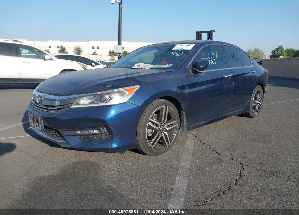 2016 HONDA ACCORD SPORT VIN: 1HGCR2F59GA037202