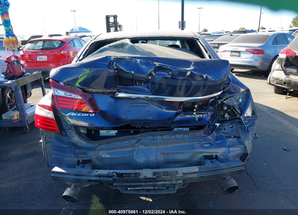 2016 HONDA ACCORD SPORT VIN: 1HGCR2F59GA037202