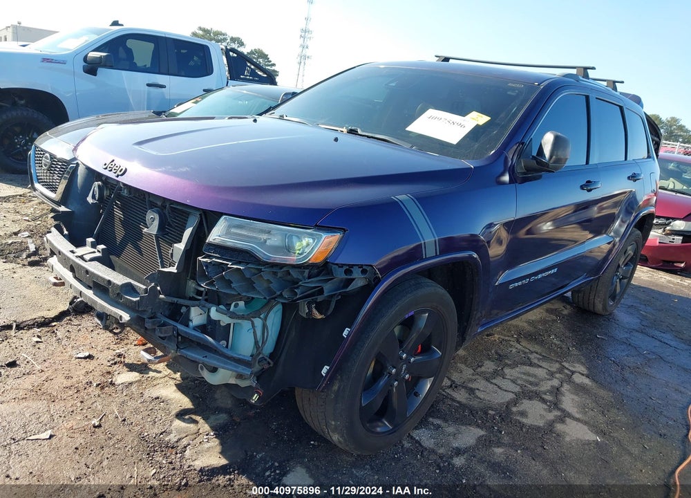 2014 JEEP GRAND CHEROKEE OVERLAND VIN: 1C4RJECG8EC198861