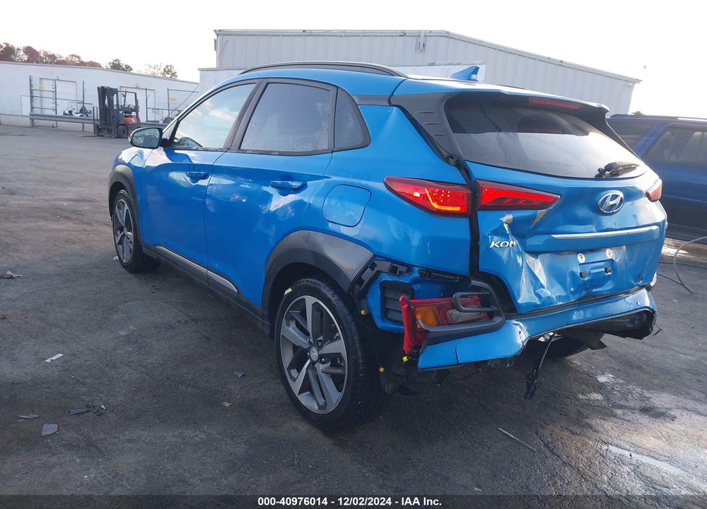 2021 HYUNDAI KONA LIMITED VIN: KM8K33A54MU599524