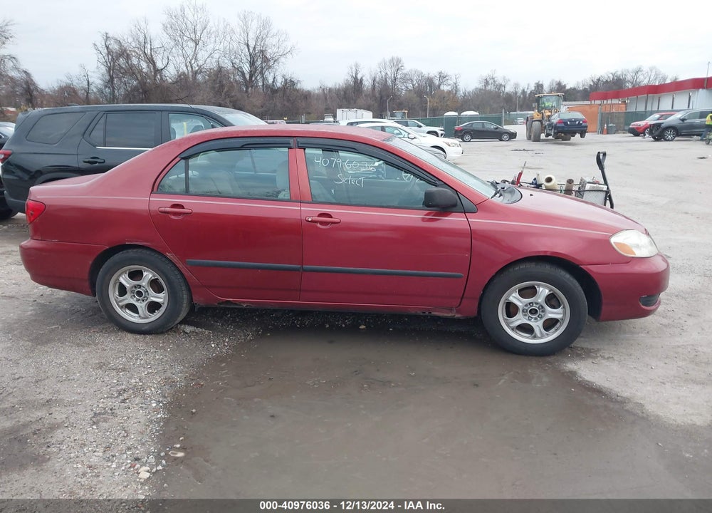 2005 TOYOTA COROLLA CE VIN: 2T1BR32E55C485001