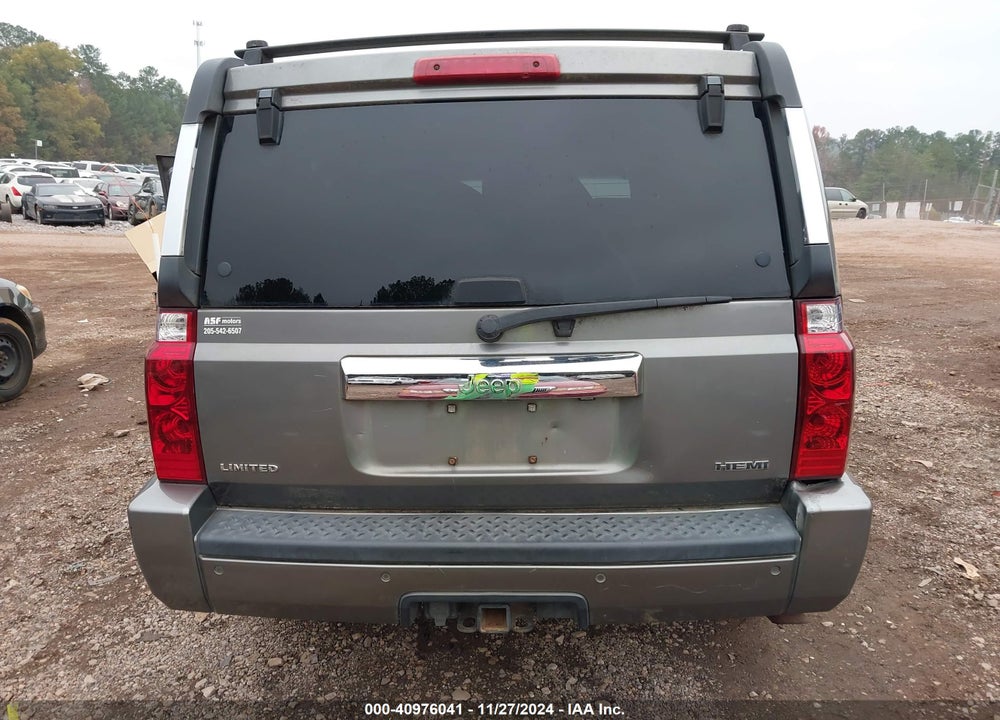 2007 JEEP COMMANDER LIMITED VIN: 1J8HH58287C636312
