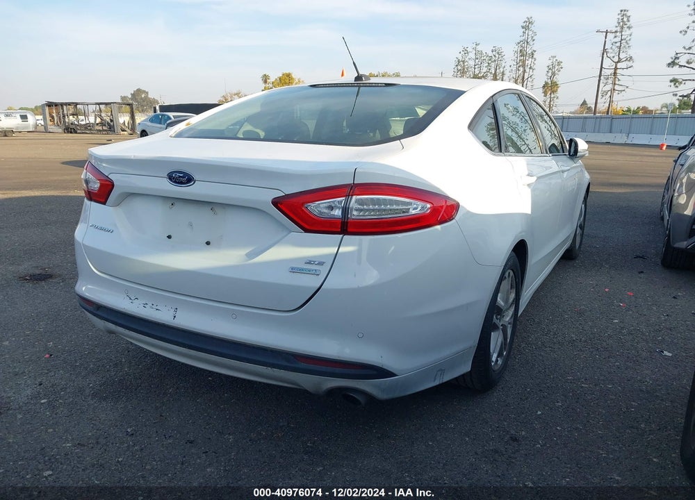 2014 FORD FUSION SE VIN: 3FA6P0HD8ER331631