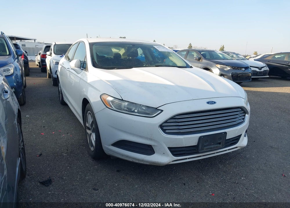 2014 FORD FUSION SE VIN: 3FA6P0HD8ER331631