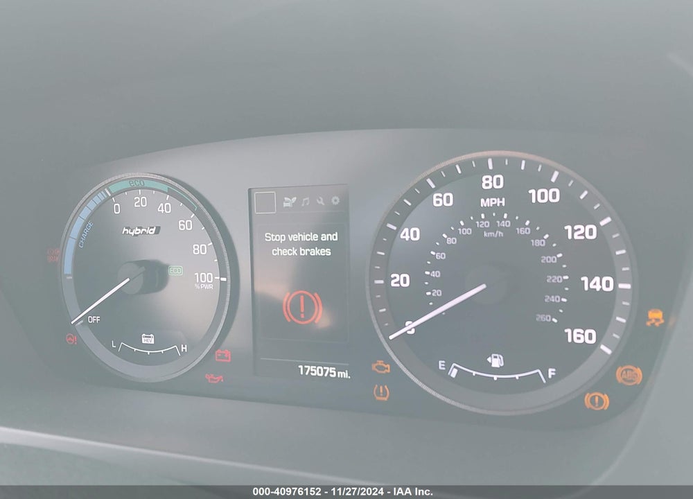 2016 HYUNDAI SONATA HYBRID SE VIN: KMHE24L17GA040782