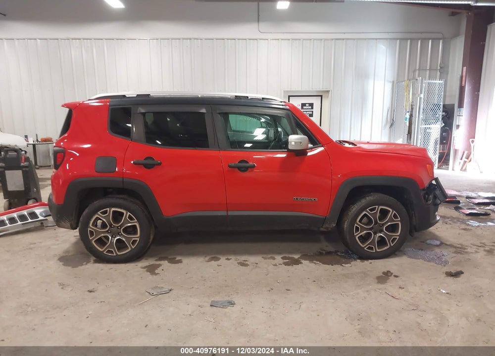 2016 JEEP RENEGADE LIMITED VIN: ZACCJBDT8GPD32265