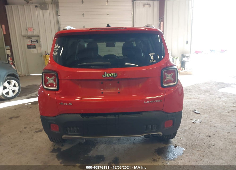 2016 JEEP RENEGADE LIMITED VIN: ZACCJBDT8GPD32265