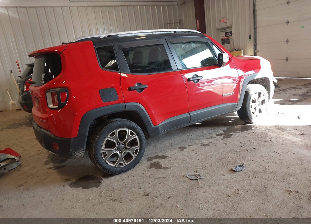 2016 JEEP RENEGADE LIMITED VIN: ZACCJBDT8GPD32265