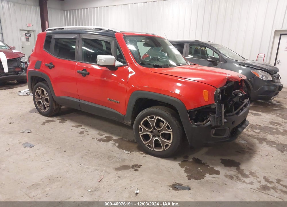 2016 JEEP RENEGADE LIMITED VIN: ZACCJBDT8GPD32265