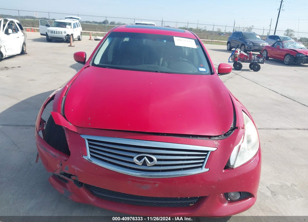 2013 INFINITI G37X VIN: JN1CV6AR4DM352398
