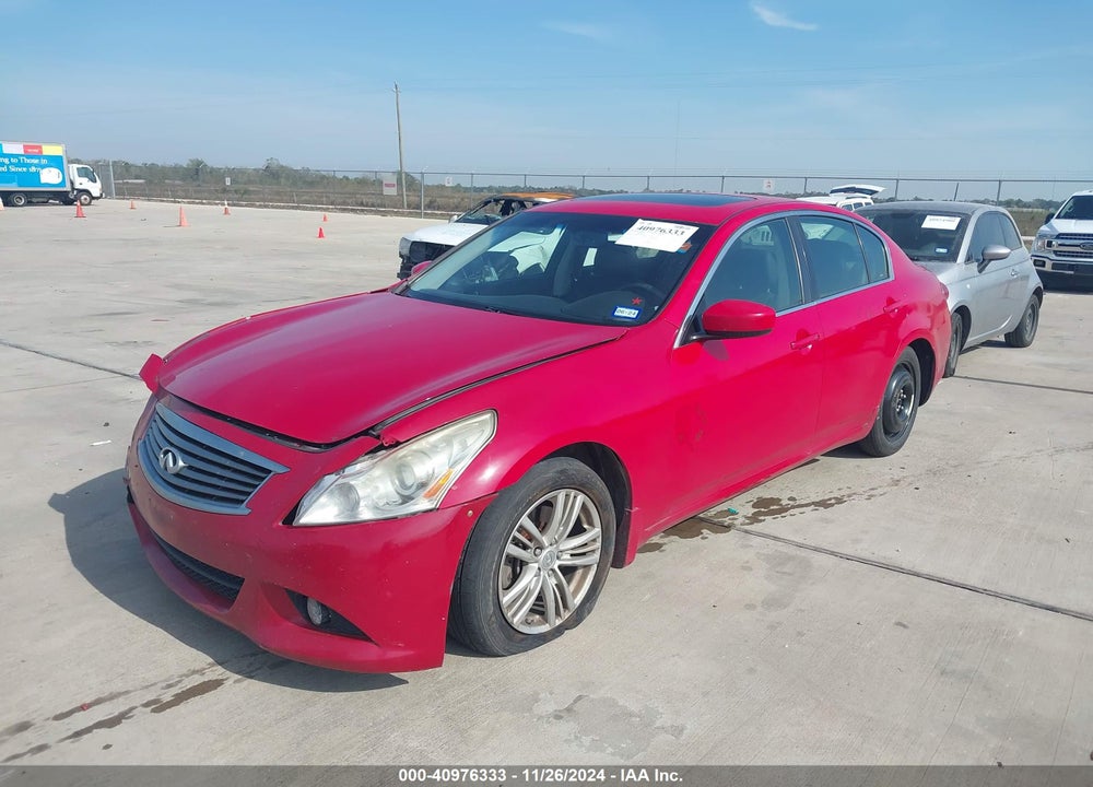 2013 INFINITI G37X VIN: JN1CV6AR4DM352398