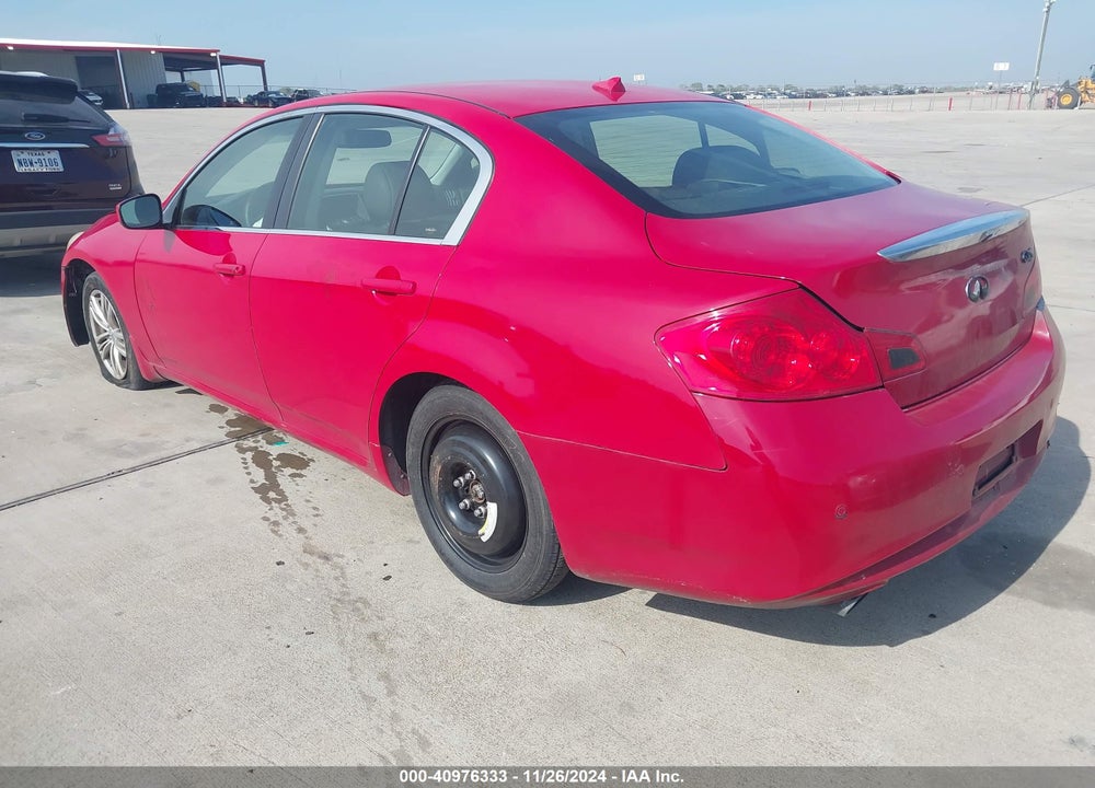 2013 INFINITI G37X VIN: JN1CV6AR4DM352398