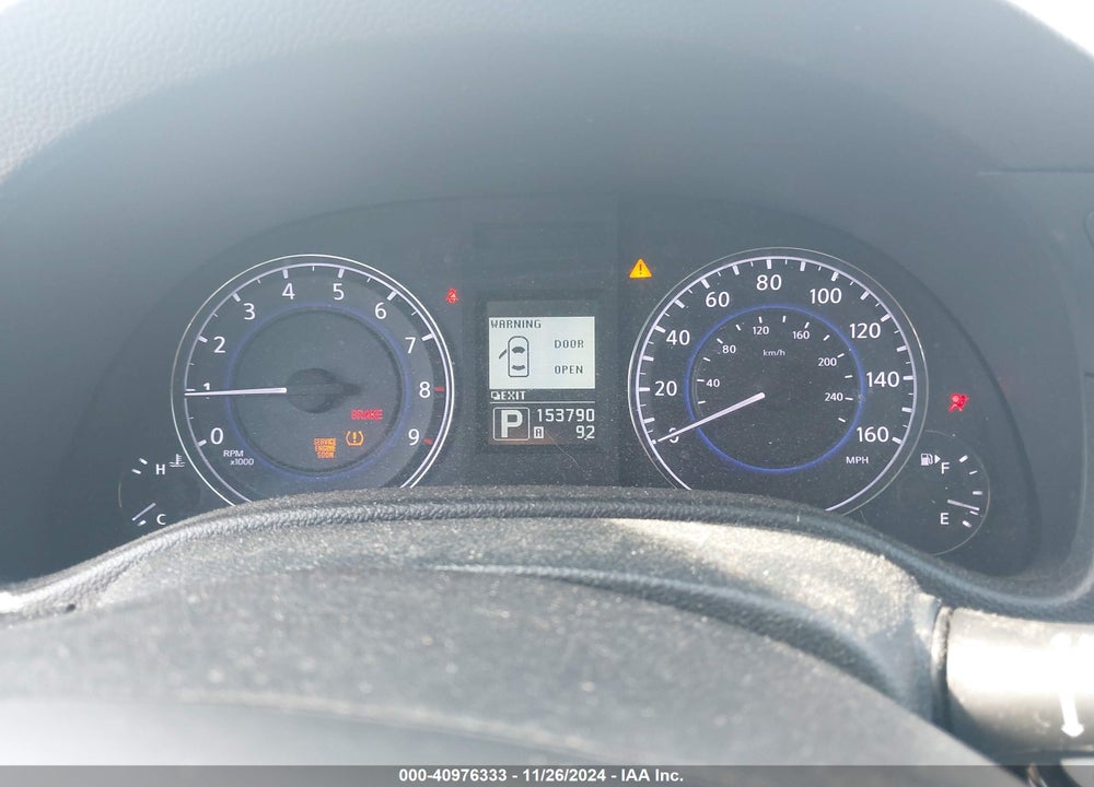 2013 INFINITI G37X VIN: JN1CV6AR4DM352398