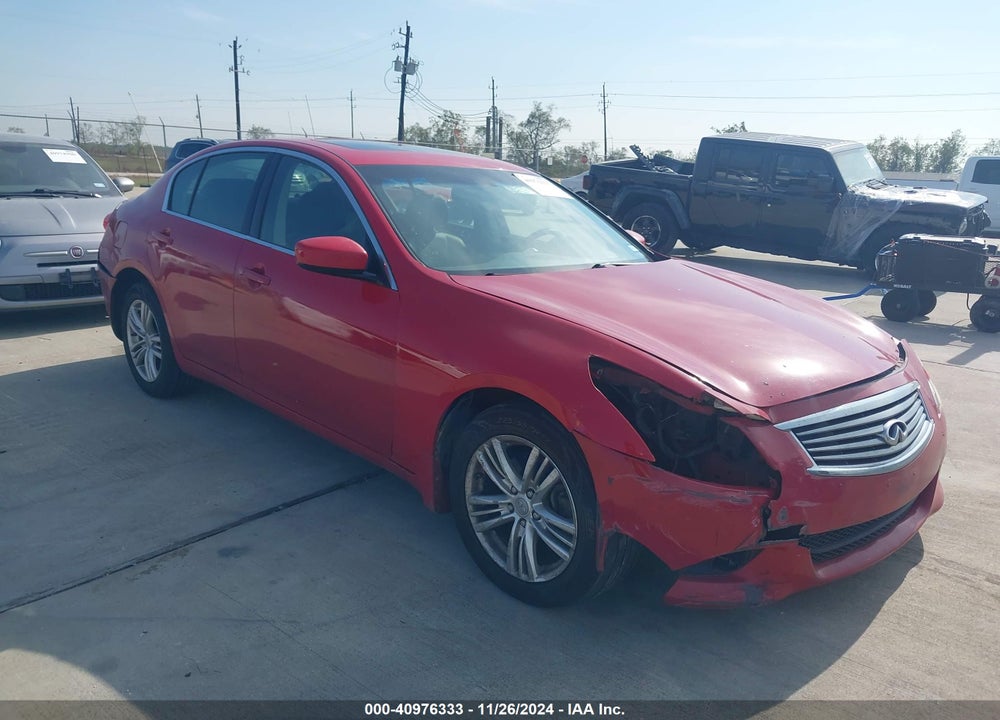 2013 INFINITI G37X VIN: JN1CV6AR4DM352398