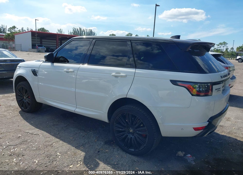 2018 LAND ROVER RANGE ROVER SPORT SUPERCHARGED/SUPERCHARGED DYNAMIC VIN: SALWR2REXJA800383