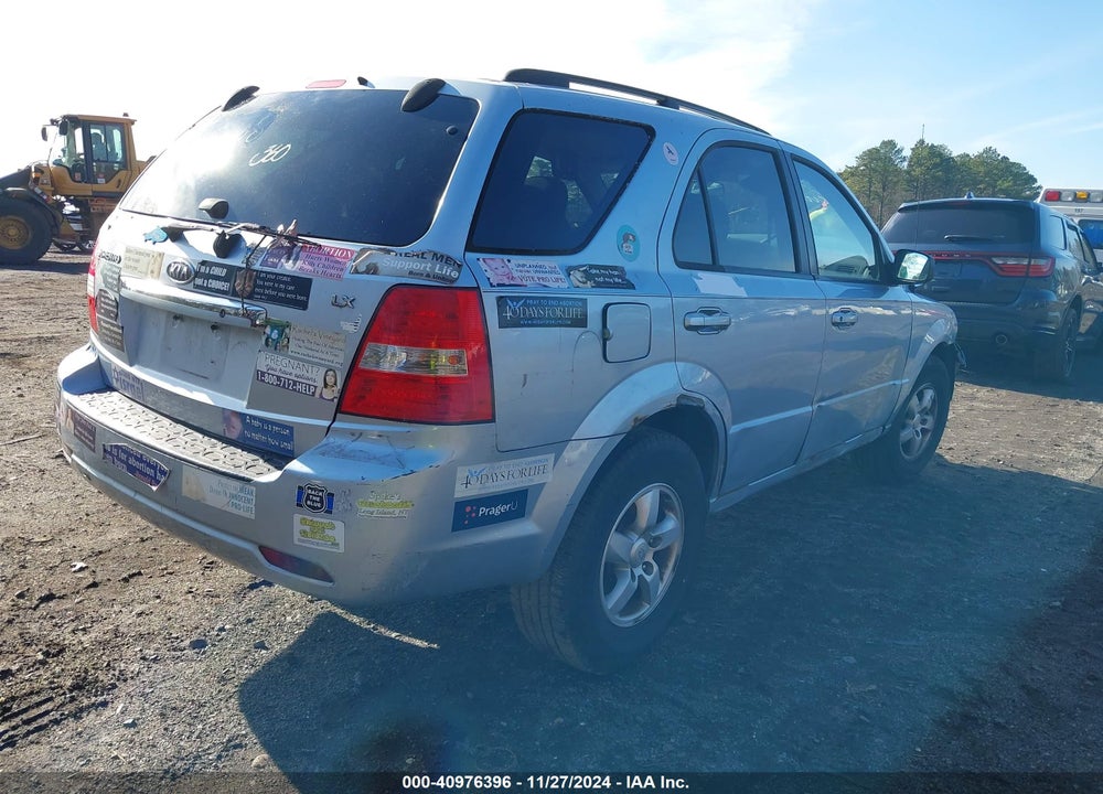 2008 KIA SORENTO LX VIN: KNDJD735185842515