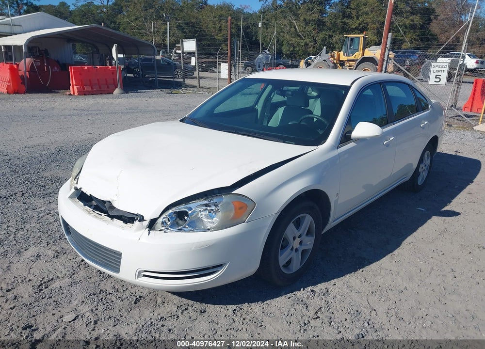 2008 CHEVROLET IMPALA LS VIN: 2G1WB55K681205102