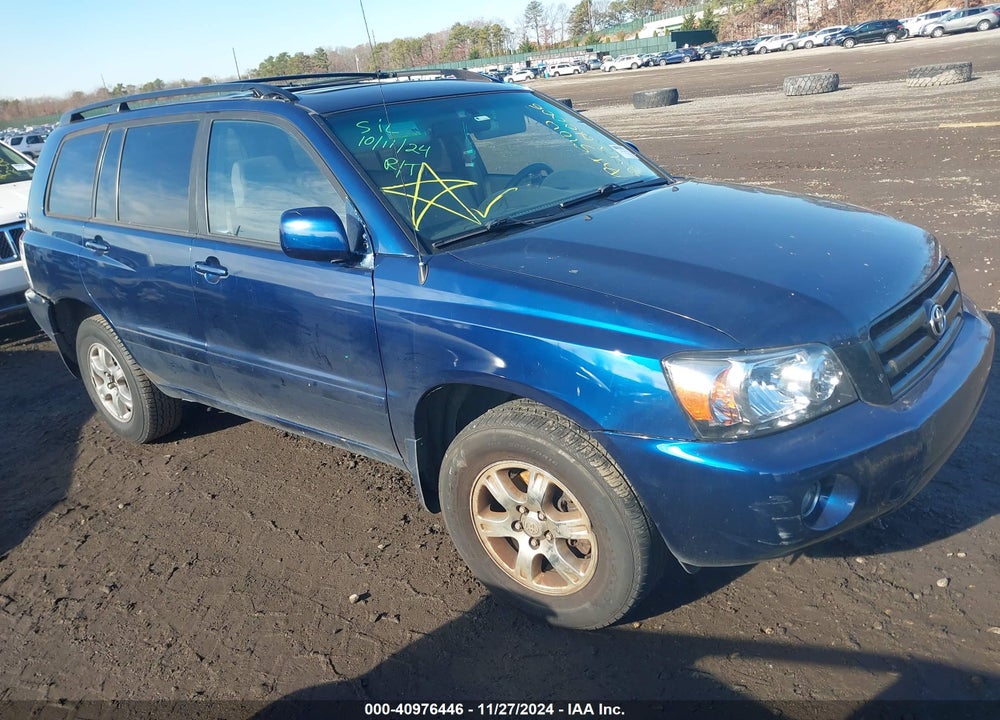 2005 TOYOTA HIGHLANDER V6 VIN: JTEEP21A250114458