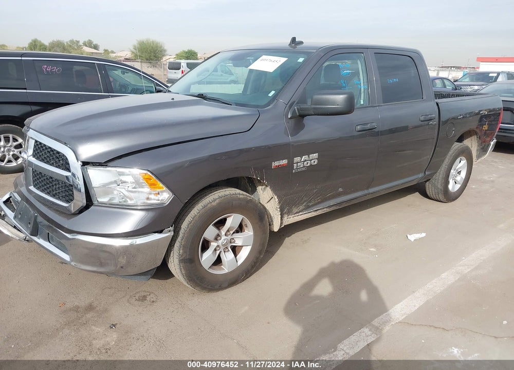 2022 RAM 1500 CLASSIC TRADESMAN 4X2 5'7 BOX VIN: 3C6RR6KT2NG198999
