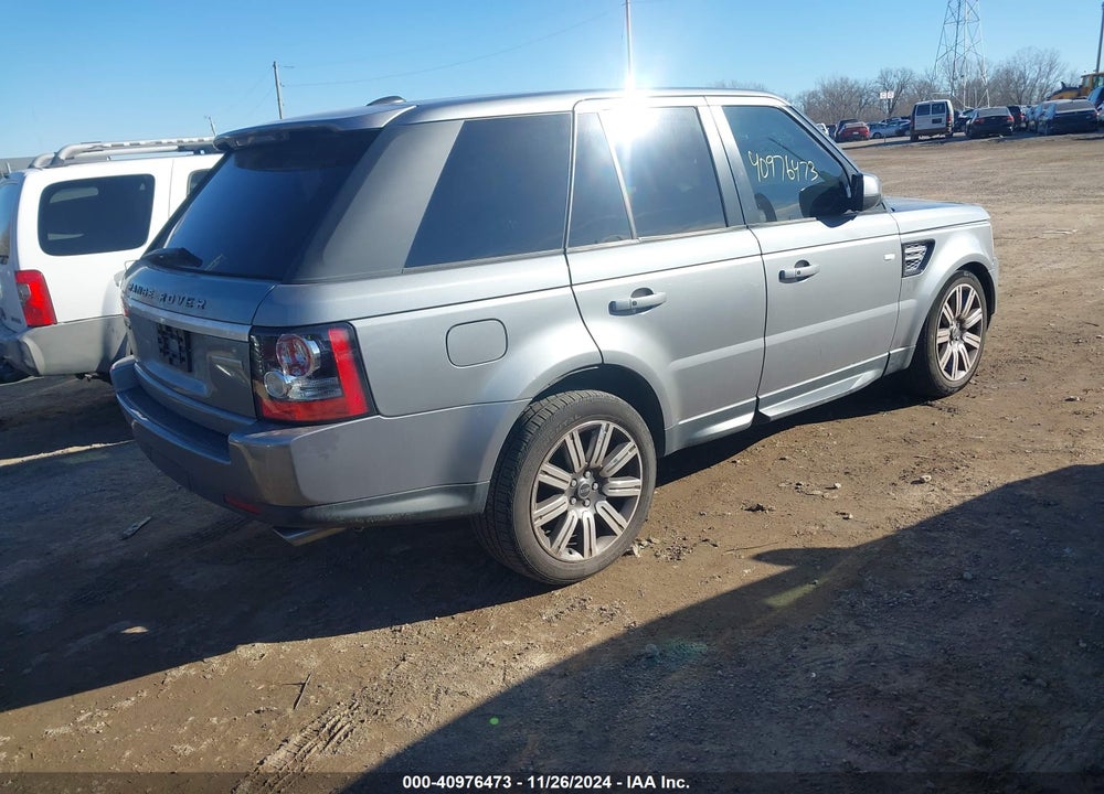 2012 LAND ROVER RANGE ROVER SPORT SUPERCHARGED VIN: SALSH2E41CA748112
