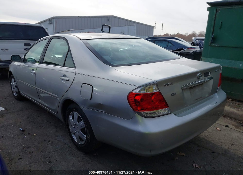 2005 TOYOTA CAMRY LE VIN: 4T1BE32K65U637805