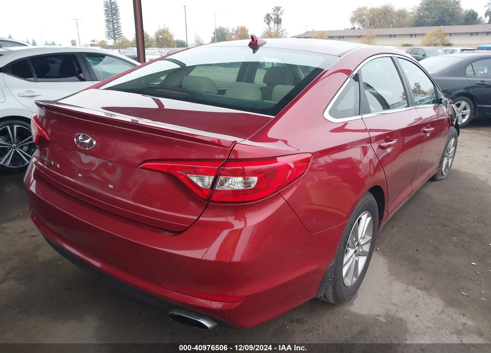 2015 HYUNDAI SONATA SE VIN: 5NPE24AF6FH259565