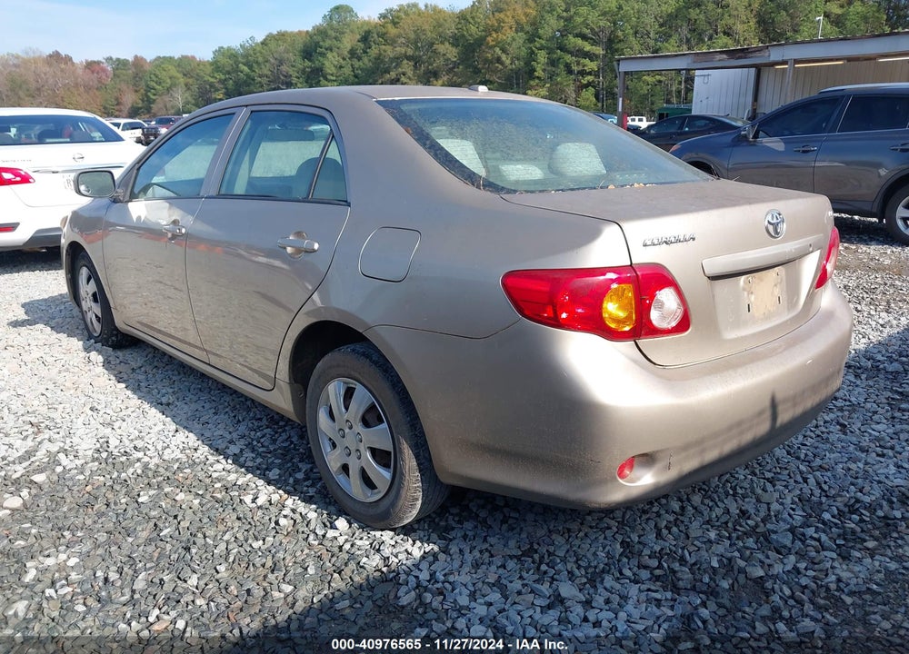 2009 TOYOTA COROLLA LE VIN: 1NXBU40EX9Z040037