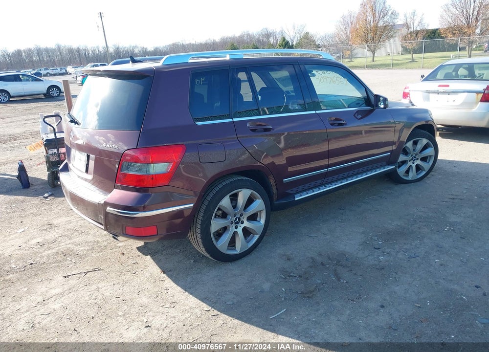 2011 MERCEDES-BENZ GLK 350 4MATIC VIN: WDCGG8HB4BF557499